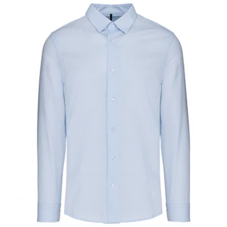 K513 Men’s long-sleeved cotton poplin shirt