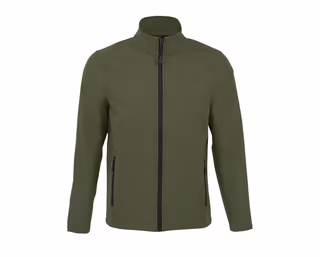 Men's soft shell zip jacket 