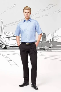 Mens Short Sleeve Oxford Shirt