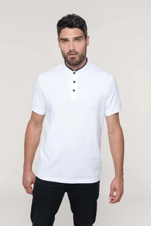 Men's polo shirt with Mandarin collar K223