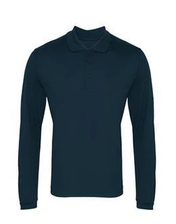 Men's Long Sleeve Coolchecker Pique Polo Shirt