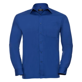Men’s Long Sleeve Classic Polycotton Poplin Shirt