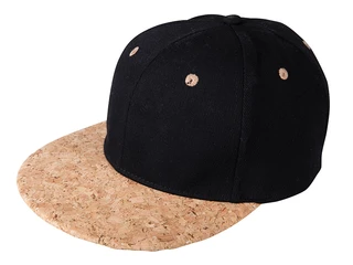 6 Panel Cork Flat Peak Cap 