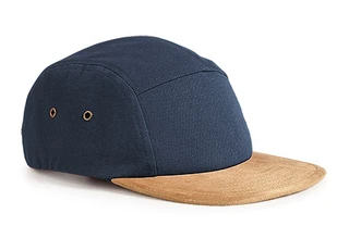 Suede Peak 5 Panel Cap