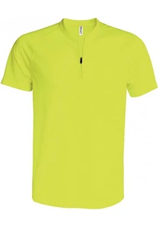 Zip-neck Sports T-shirt PA486