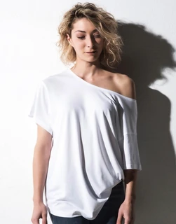 Kate - Viscose-Cotton Fashion Boxy T-Shirt