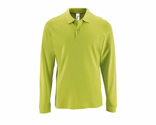 Men's long sleeve piqué polo shirt 