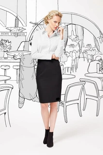 Ladies Long Sleeve Poplin Shirt