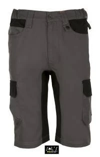 Men's two-colour workwear bermuda 