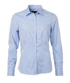 Ladies' Shirt Longsleeve Herringbone 