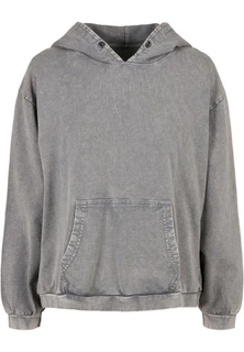 Ladies Acid Washed Over-size Hoody