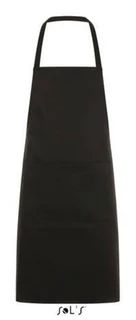 Long apron with pocket 