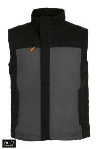 Men's two-colour workwear bodywarmer 