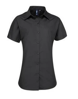 WOMEN'S POPLIN SUPREME SHORT SLEEVE SHIRT PR309