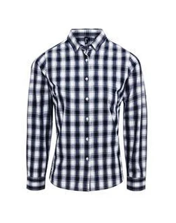 MULLIGAN' CHECK-WOMEN LONG SLEEVE COTTON SHIRT PR350
