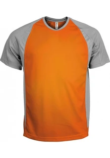 Men's Bicolour Short Sleeves Crew Neck T-shirt PA467
