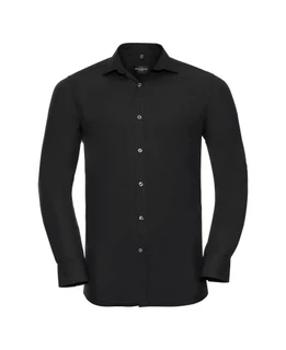 Men's Long Sleeve Tailored Contrast Ultimate Stretch Shirt