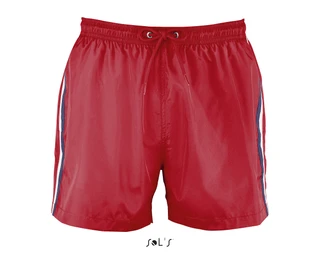 Men's three-colour swim shorts 