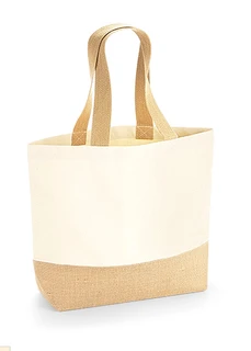 Jute Base Canvas Tote