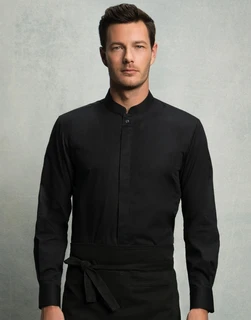 Shirt Mandarin Collar LS