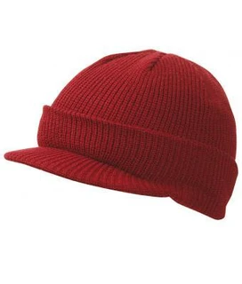 Knitted Cap with peak