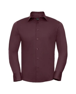 Men’s Long Sleeve Fitted Stretch Shirt