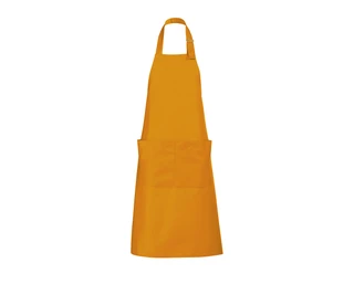 Long apron with pocket 