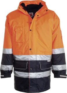 Men's all-purpose high visibility parka Security