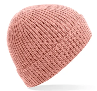 Engineered Knit Ribbed Beanie