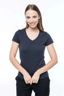 Ladies´Supima® V-Neck T K3003