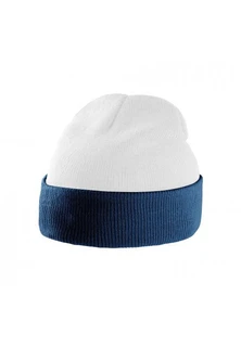 Bi-colour Beanie Hat With Turn-up KP514