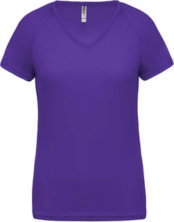 Ladies’ V-neck short sleeve sports t-shirt PA477