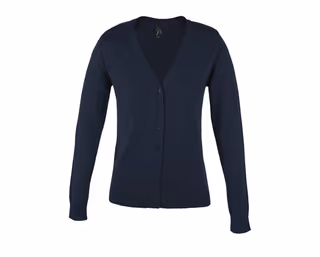 GOLDEN WOMEN Women's V-neck knitted cardigan