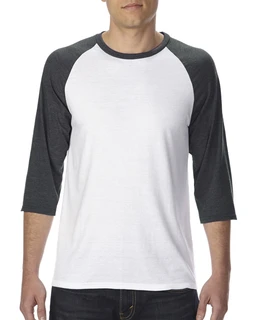 Adult Tri-Blend 3/4 Sleeve Raglan T