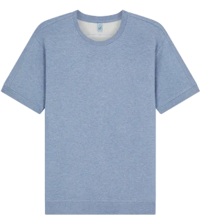 SHORT SLEEVE SWEATSHIRT