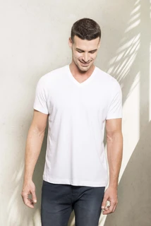 Men's organic cotton V-neck t-shirt