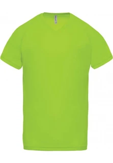 Men's V-neck short sleeves sports t-shirt PA476