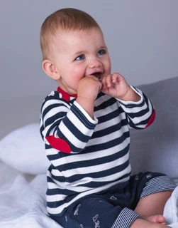 Baby Stripy Long Sleeve T