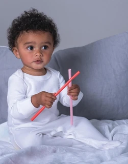 Organic Sleepsuit with Scratch Mitts