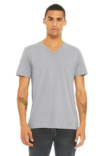 3415 Unisex Triblend Short Sleeve V-neck Tee