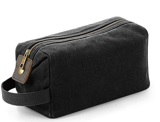 Heritage Waxed Canvas Wash Bag