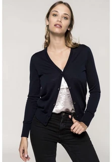 Ladies’ merino button front cardigan K988