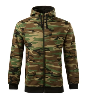 Sweatshirt Gents Camo Zipper Adler C19