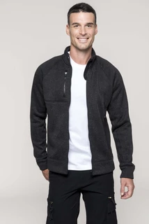 Men's full zip heather jacket K9106