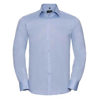 Men’s Long Sleeve Tailored Herringbone Shirt