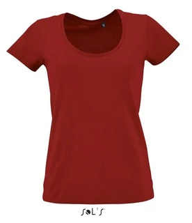 Women's low-cut round neck t-shirt