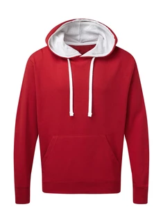 Contrast Hooded Sweatshirt Men