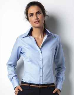 Women's Contrast Premium Oxford Shirt LS