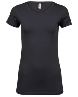 Ladies Fashion Stretch Tee Extra Length