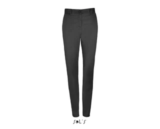 Women's satin stretch trousers